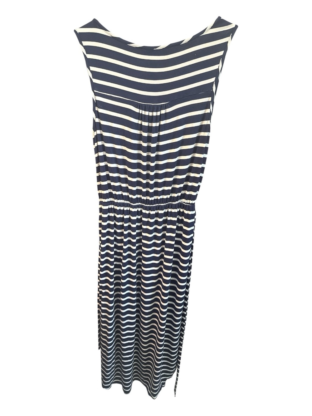 Denver Hayes Navy & White Striped Maxi Dress - Picture 5 of 6
